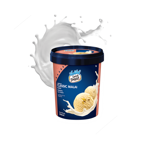 クラシックマライアイスクリーム (क्लासिक मलाई कुल्फी) - 500ML  冷凍