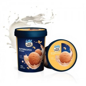 ICE CREAM BUTTERSCOTCH (बटरस्कॉच आइसक्रीम) VADILAL - 500ML