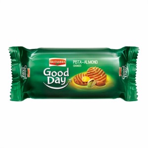BRITANNIA GOOD DAY PISTACHIO-ALMOND COOKIES (गुड डे पिस्ता बादाम कुकीज) - 90Gm