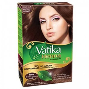 Vatika Henna Hair Color-Natural   Brown (4.0) 10g 